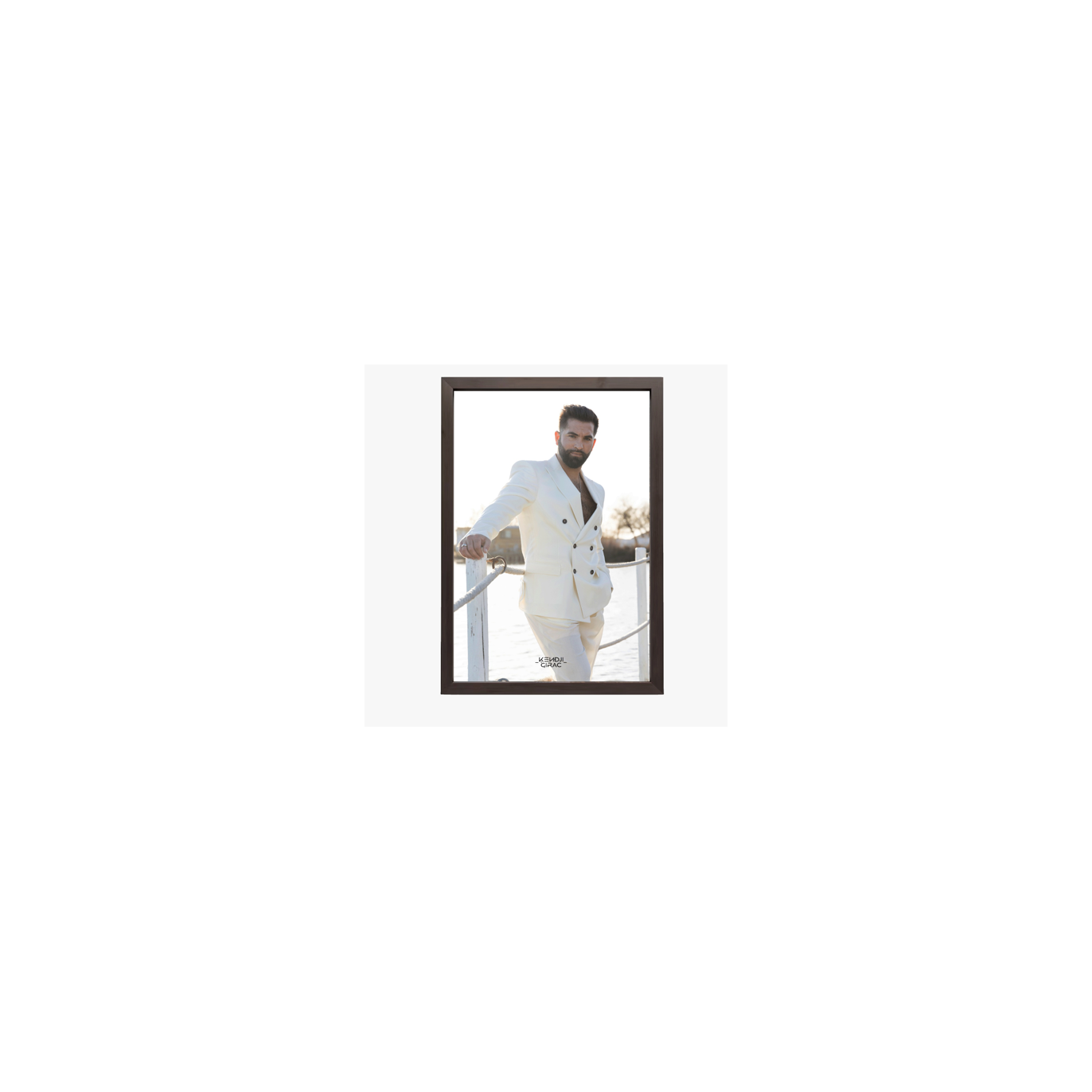 Affiche Costume blanc