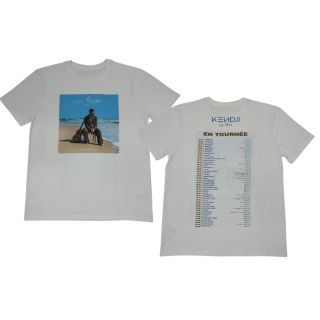 T-shirt BLANC Tournee Vivre Encore