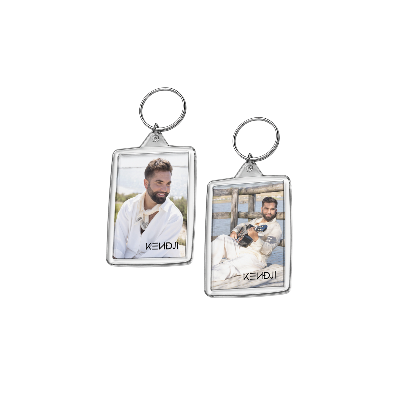 Porte cle Photo Double Face